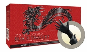 (In-Stock) Latex Exam Gloves | Microflex Black Dragon - GloveSaver.com