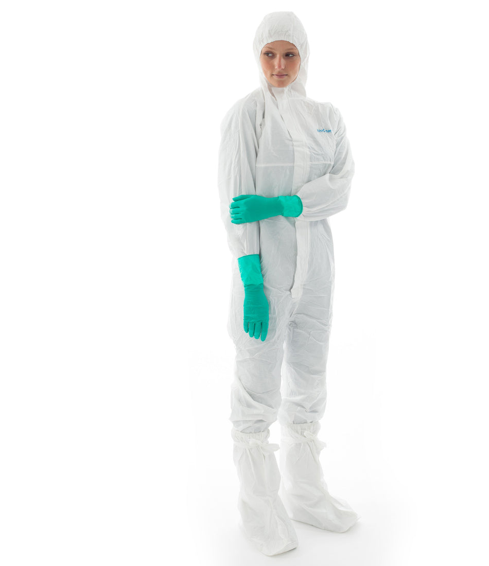BioClean-D™ Coverall with Hood BDCHT - GloveSaver.com