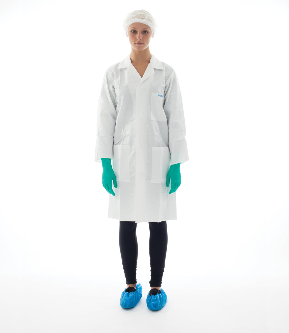BioClean-D™ Lab Coat BDLC - GloveSaver.com