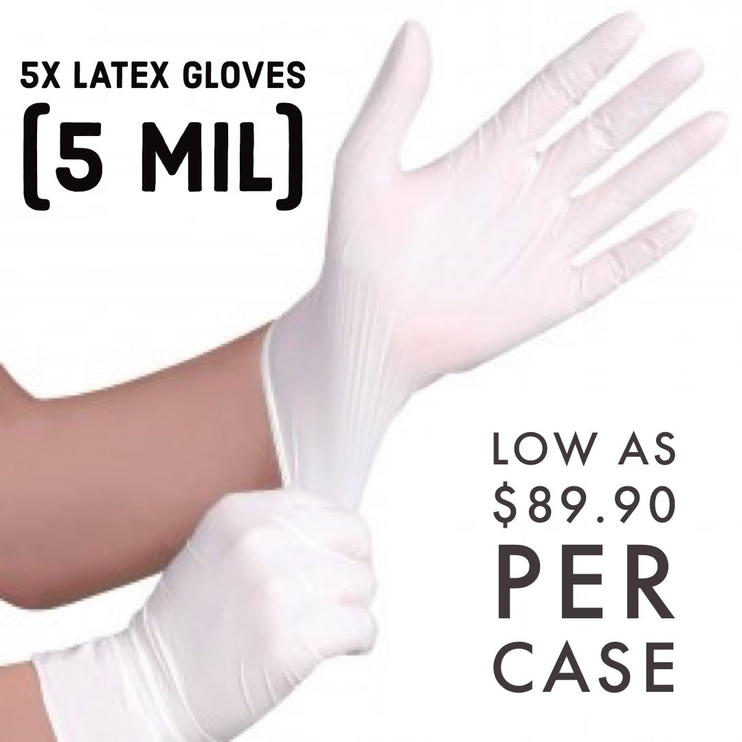 (InStock) LATEX GLOVES 1,000 Per Case (BEST BUY)