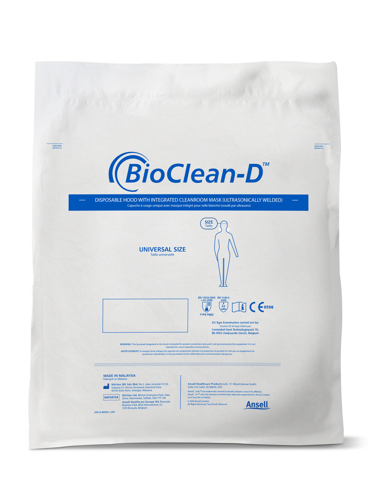 BioClean-D™ Hood - Sterile S-BDHD-L - GloveSaver.com