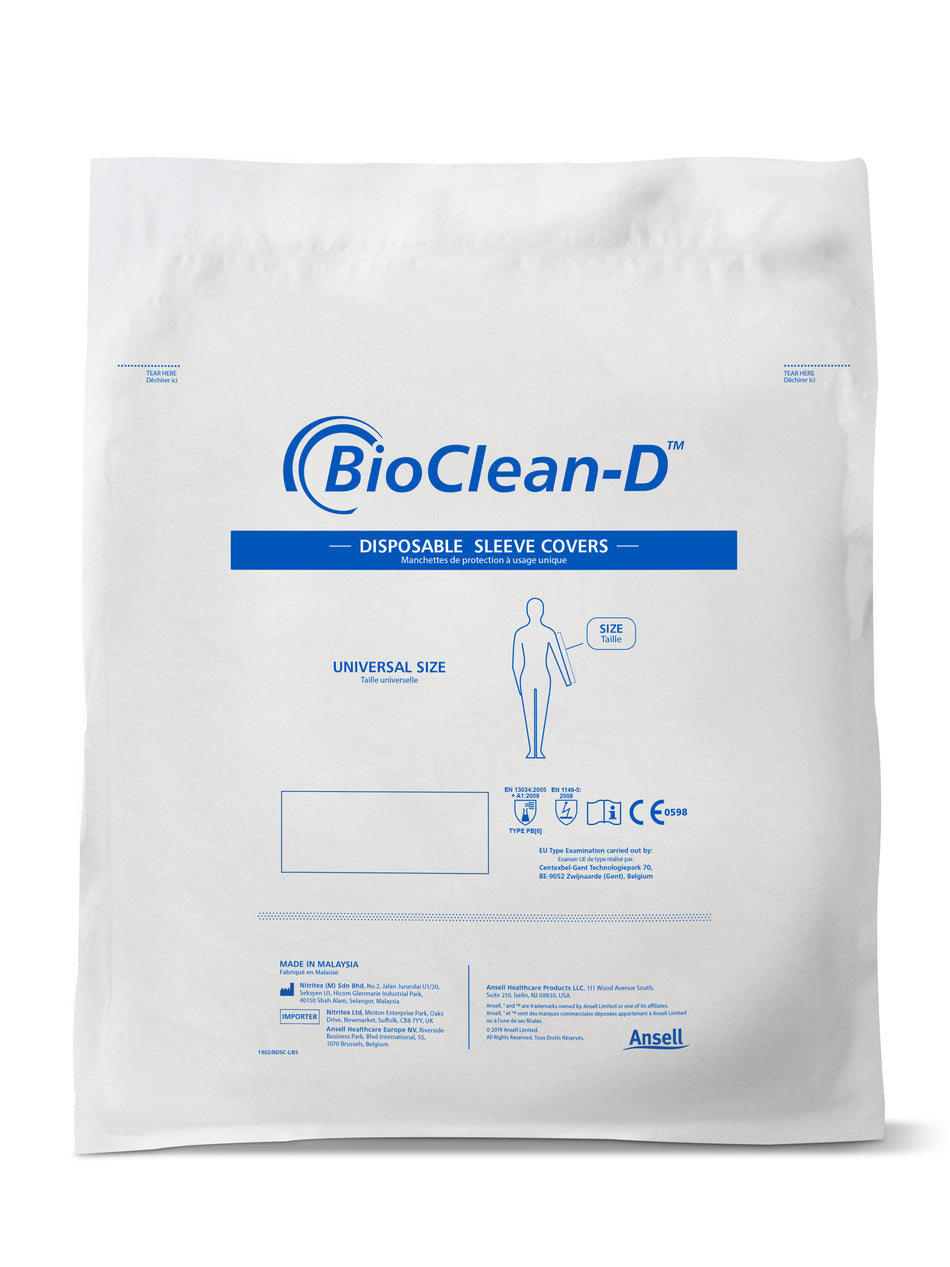 BioClean-D™ Sleeve Covers - Sterile S-BDSC-L - GloveSaver.com