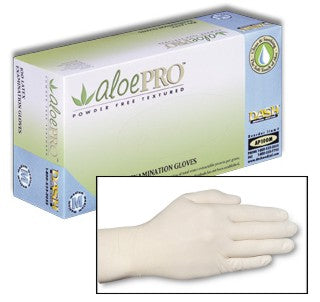 Latex Gloves with Aloe Vera, Dash AloePRO