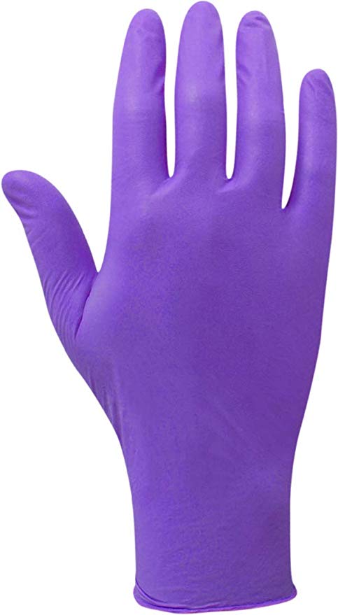 3X Purple Nitrile Gloves (3 Mil)