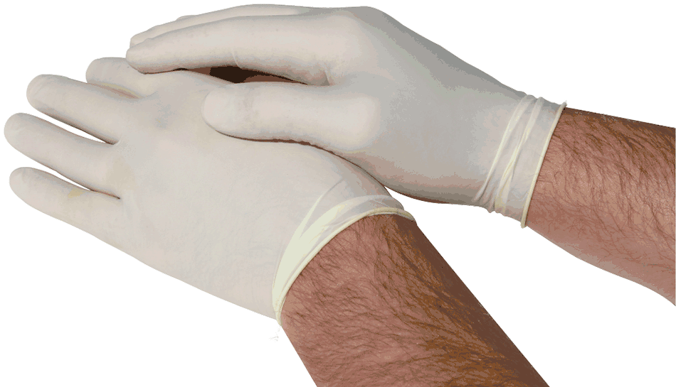(In-Stock) Latex Gloves Industrial (Powdered)