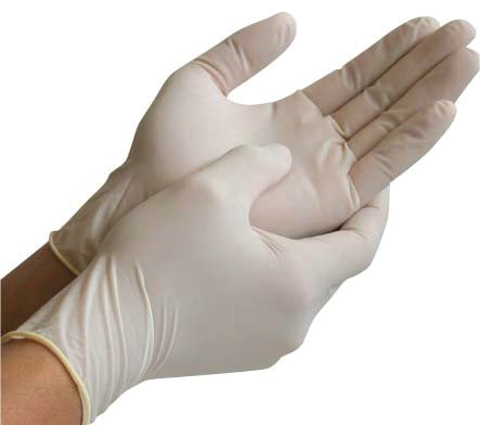 (In-Stock) Latex Gloves Industrial (Powdered) - GloveSaver.com