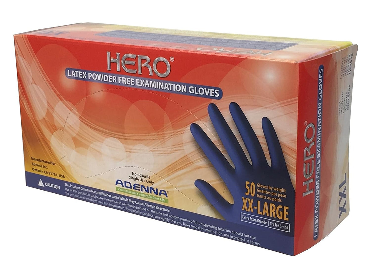 (In-Stock) 14X Latex Exam Gloves (14 Mil) - GloveSaver.com