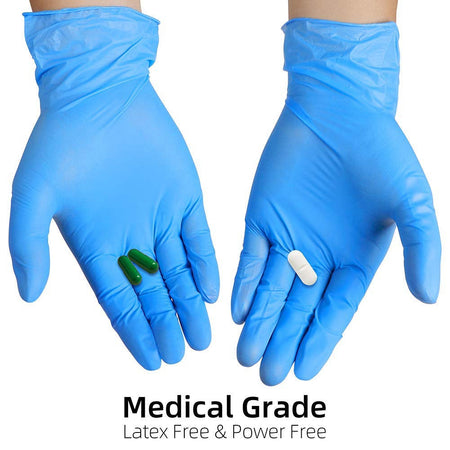 (In Stock) 4X HYBRID Nitrile Gloves, Case of 1,000 - GloveSaver.com