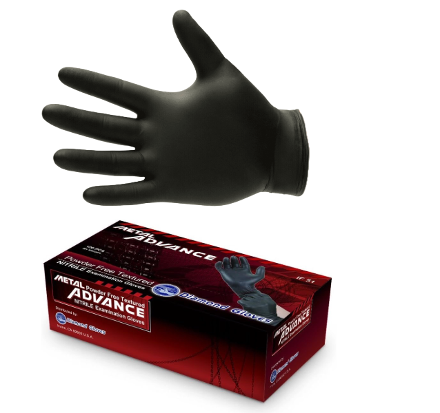 (In-Stock) 5X Black Nitrile Gloves (On Sale)