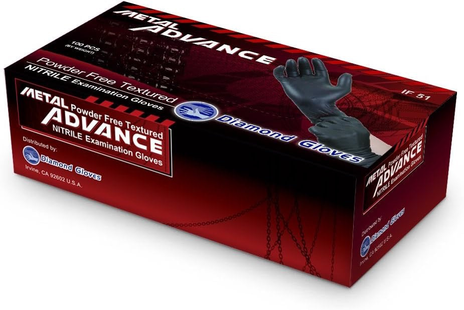 (In-Stock) 5X Black Nitrile Gloves (On Sale)
