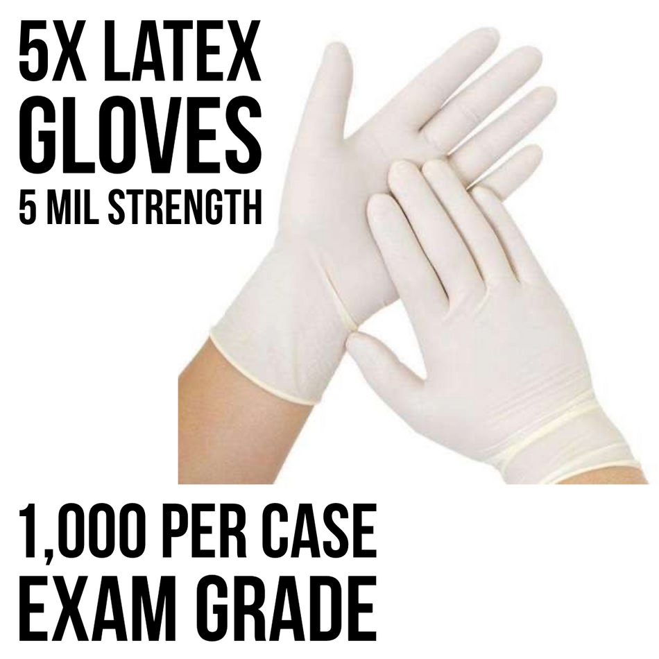 (In-Stock) LATEX GLOVES 1,000 Per Case (BEST BUY) - GloveSaver.com