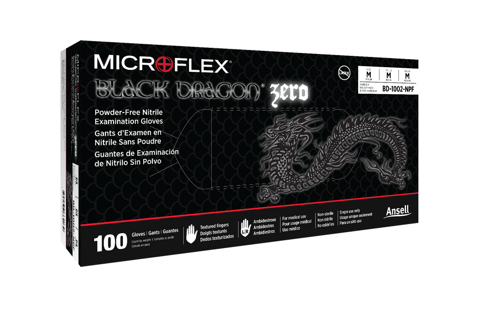 MICROFLEX® Black Dragon® Zero BD-100N - GloveSaver.com