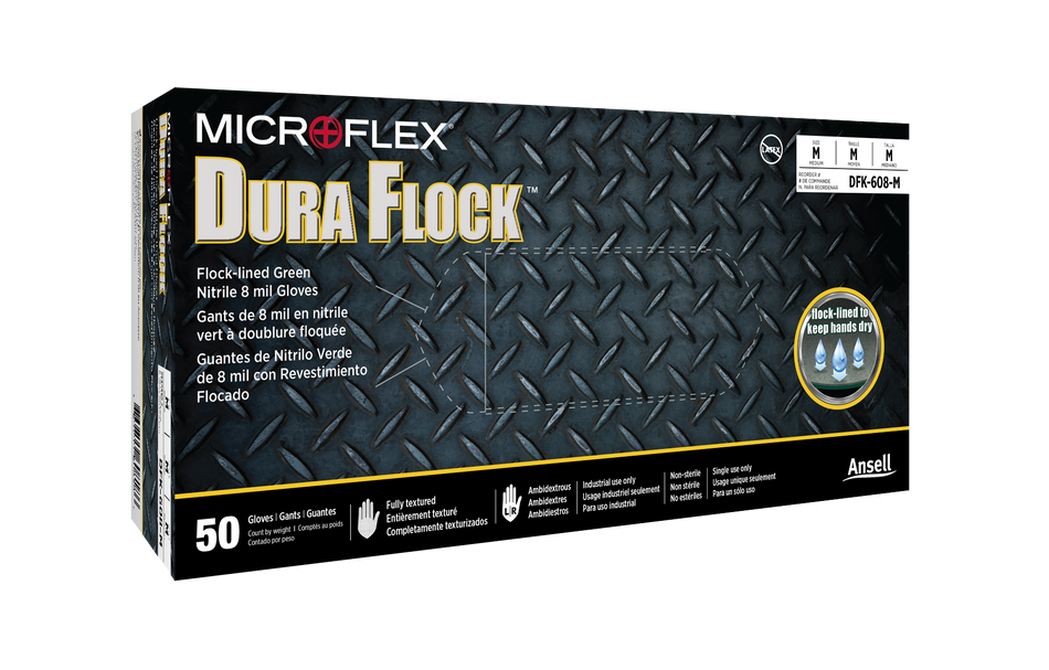 MICROFLEX® Dura Flock® DFK-608 - GloveSaver.com