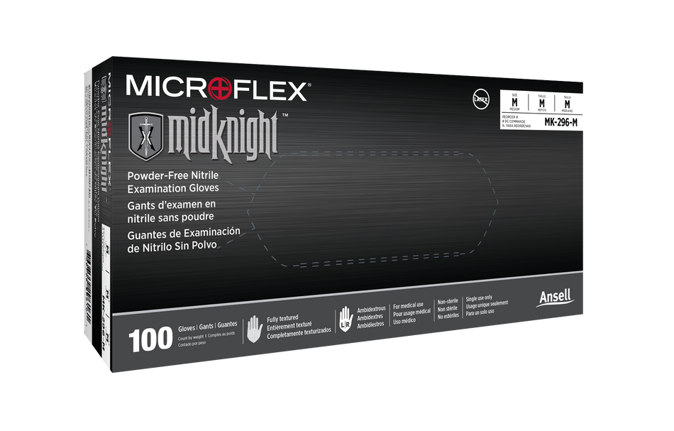 MICROFLEX® MidKnight™ MK-296 - GloveSaver.com