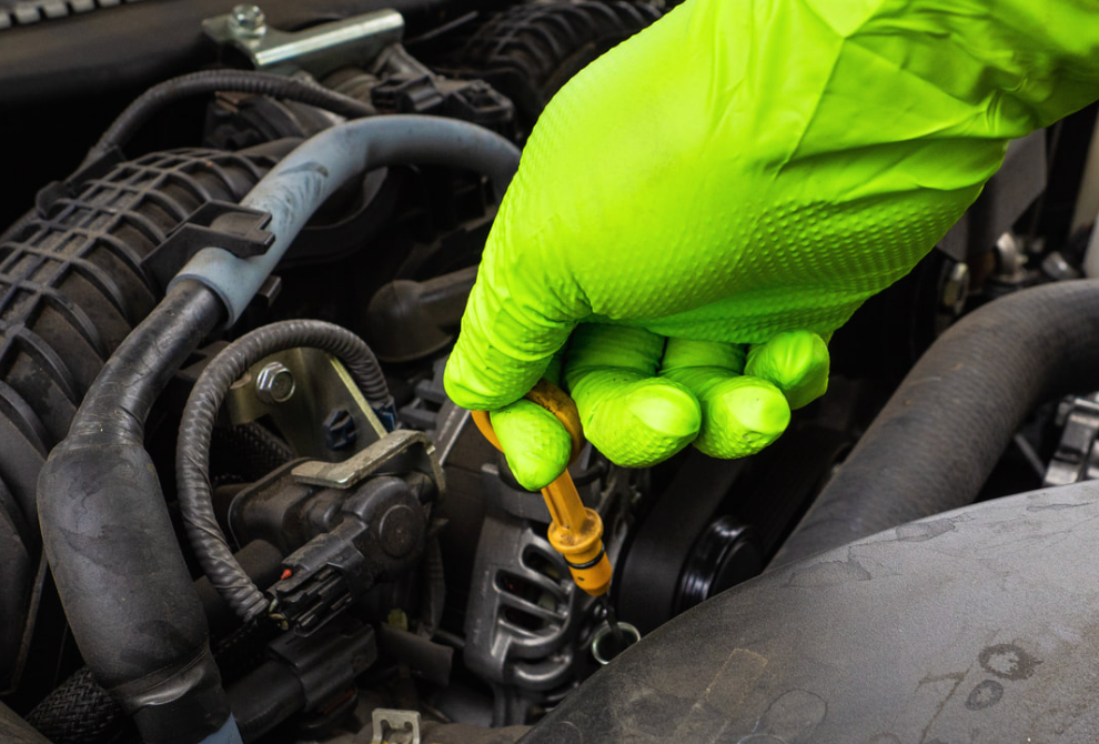 Industrial - Powder Free Green Nitrile 9 Mil - GloveSaver.com