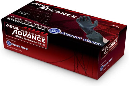 5 Mil Black Nitrile Gloves - Powder Free, Exam Grade, 1000/Case - GloveSaver.com