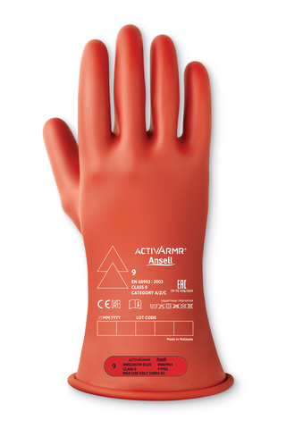 ActivArmr Electrical Insulating Gloves Class 0 - RIG011R