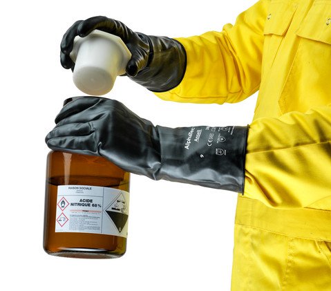 Chemical Resistant Gloves Butyl/Viton AlphaTec®38-612 (32 Pair Per Case) - GloveSaver.com