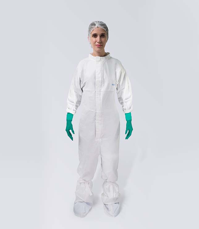 BioClean-D™ Coverall with Collar BDCCT