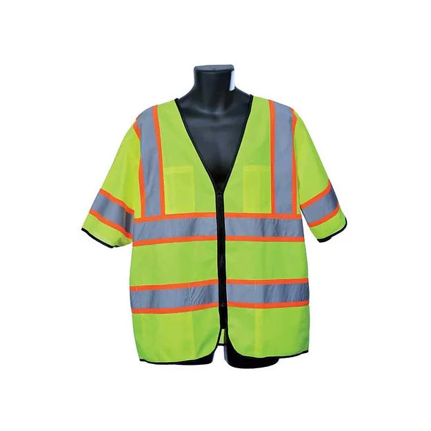 Class III Lime Tricot Vest 98-3801-G - GloveSaver.com