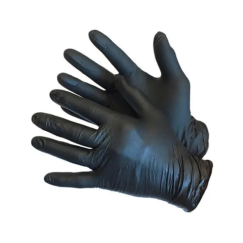 9" Black Powder Free Medical Nitrile 43-60MN-BK - GloveSaver.com