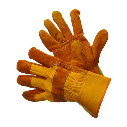 Golden Yellow Joint Leather Patch Palm 30-3111Y - GloveSaver.com