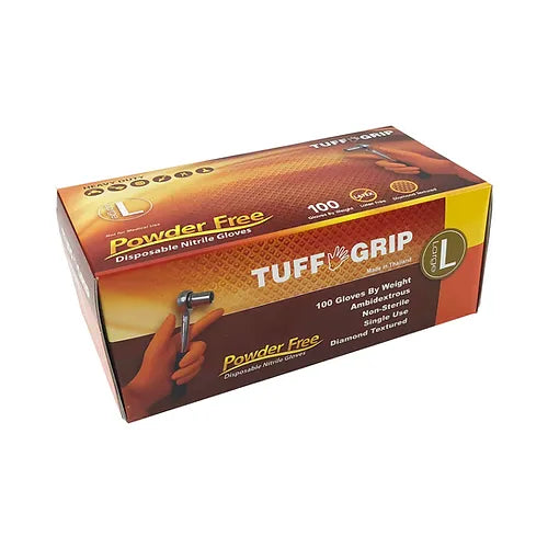 Orange Diamond Grip Industrial Nitrile 43-60WD-O - GloveSaver.com