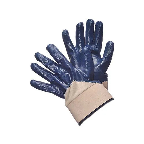 Blue Nitrile Coated with Canvas Cuff 96-6110