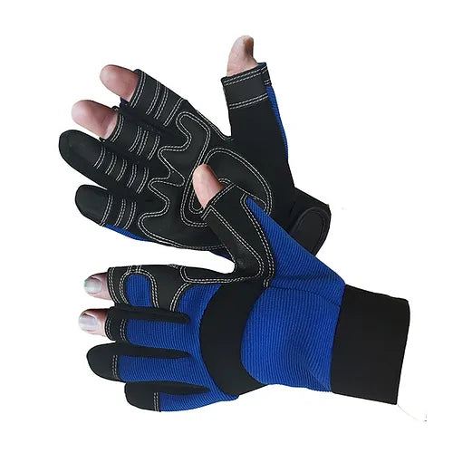 Fingerless Mechanic Glove 33-6001 - GloveSaver.com