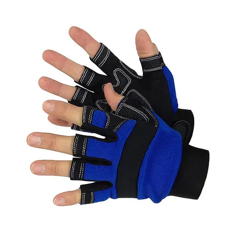 Fingerless Snythetic Mechanic 33-6003 - GloveSaver.com