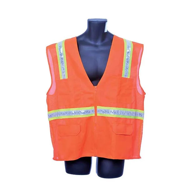 Orange Surveyor Vest 98-5800-O - GloveSaver.com