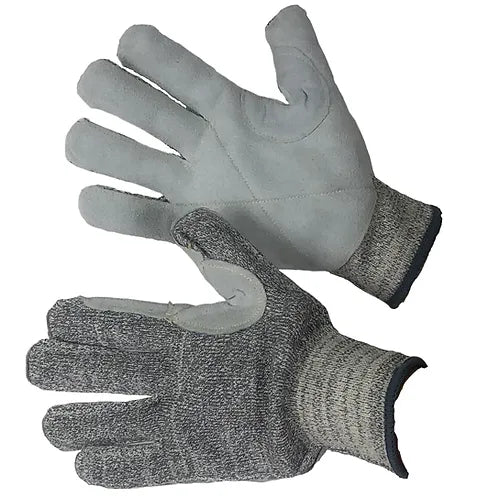 13 Gauge Cut Resistant Leather Palm 30-5100 - GloveSaver.com