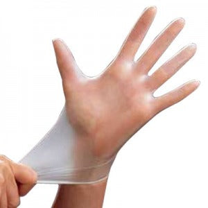 Baldur Vinyl Lightly Powdered Exam Gloves - GloveSaver.com