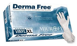 Microflex Vinyl Gloves Derma-Free - GloveSaver.com