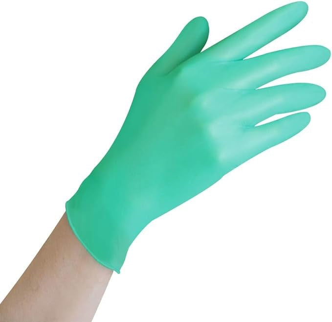 (In-Stock) 3X Green Vinyl Gloves (3 Mil) - GloveSaver.com