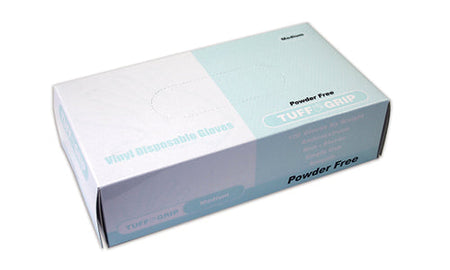 (In-Stock) 4X Blue Vinyl Gloves (Case) 1,000 Count - GloveSaver.com