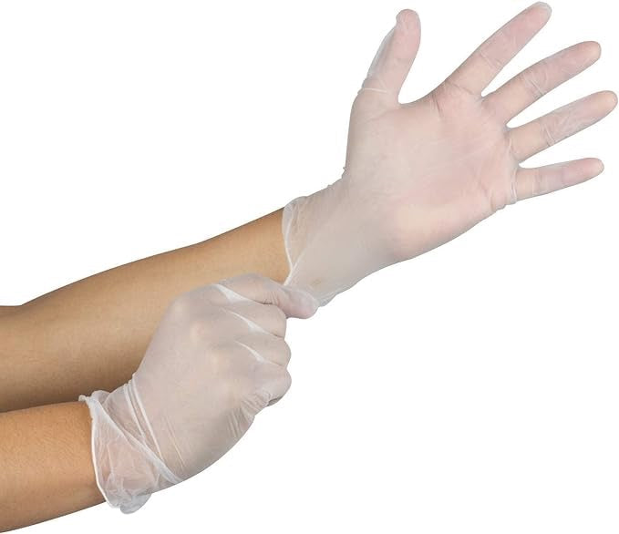 4X Vinyl Gloves Industrial, Powdered (4 Mil) - GloveSaver.com