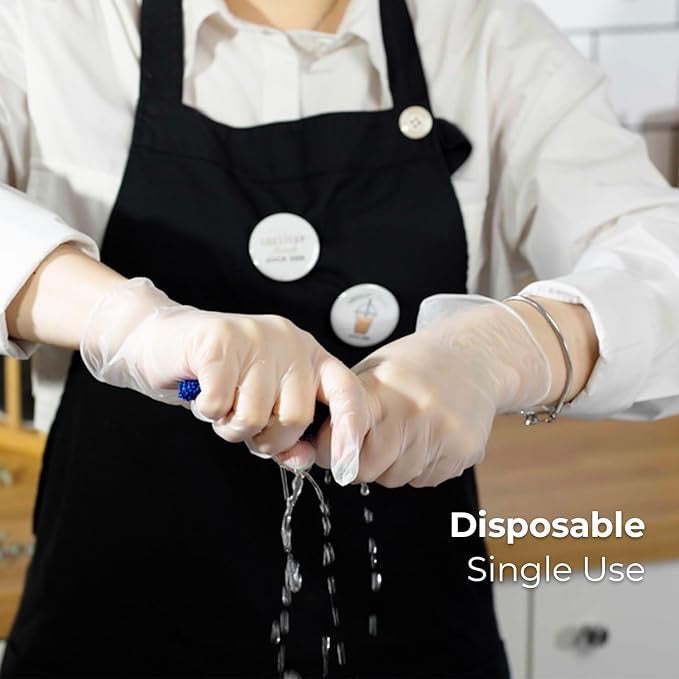 4X Vinyl Gloves Industrial, Powdered (4 Mil) - GloveSaver.com