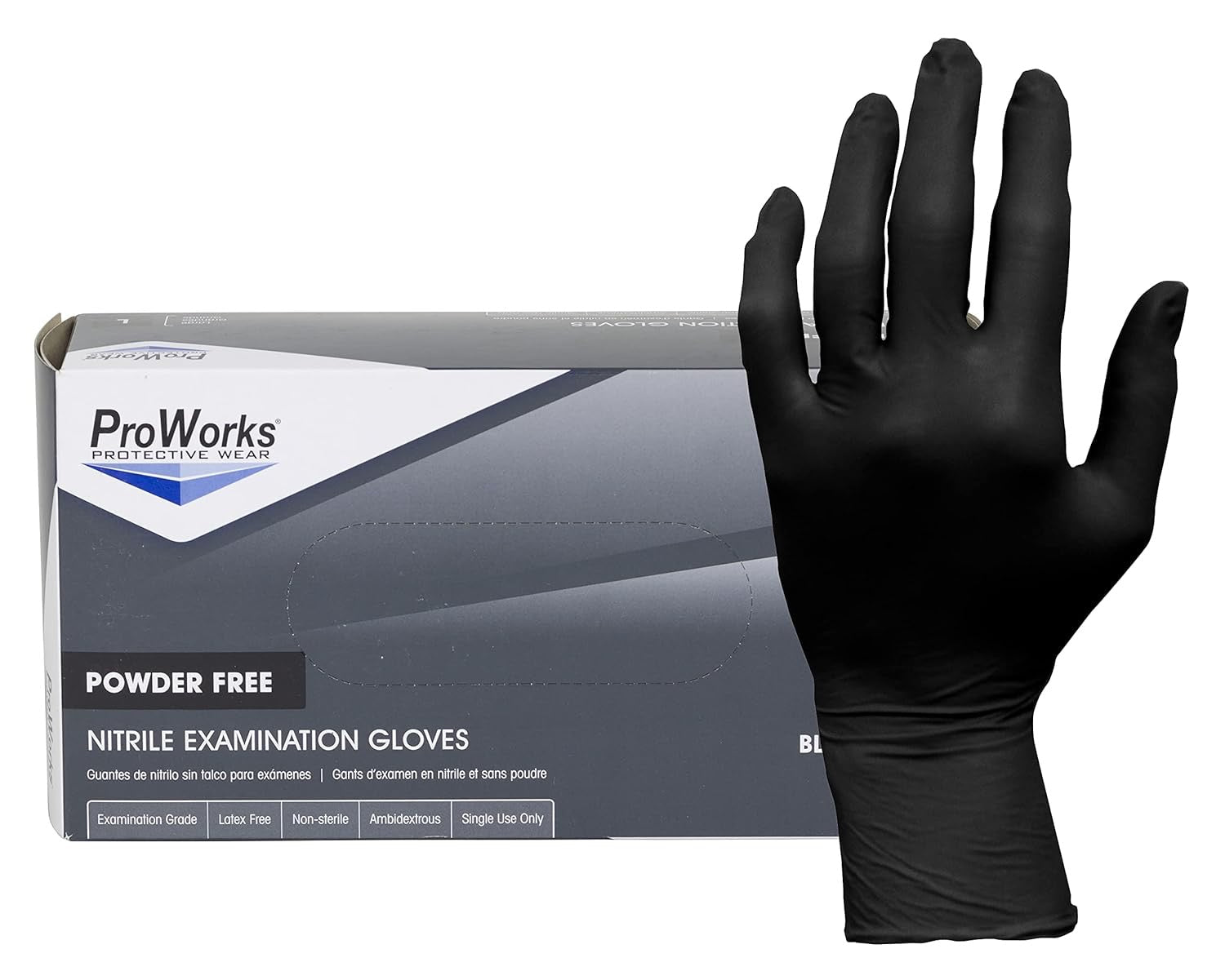 1 Pallet of 5 Mil Nitrile Gloves, Exam Grade, Black (100,000 Count) - GloveSaver.com