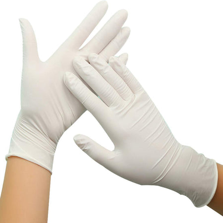 (In-Stock)  3X White Nitrile Gloves (3 Mil) - GloveSaver.com