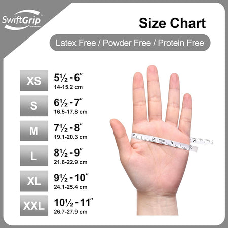 (In-Stock)  3X White Nitrile Gloves (3 Mil) - GloveSaver.com