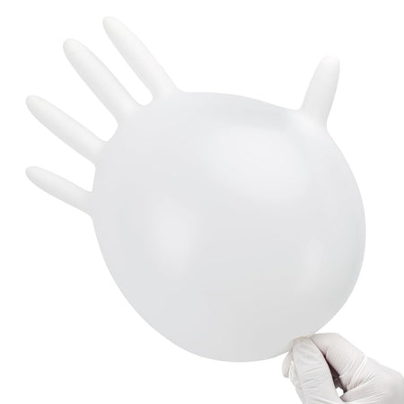 (In-Stock)  3X White Nitrile Gloves (3 Mil) - GloveSaver.com
