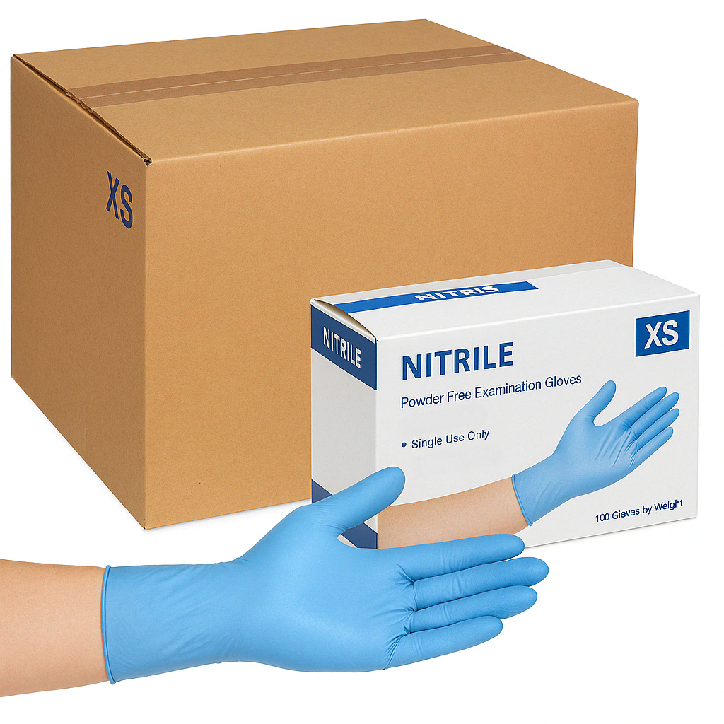 (In-Stock) 3.5X NITRILE GLOVES 1,000 Case (Exam-Grade) - GloveSaver.com