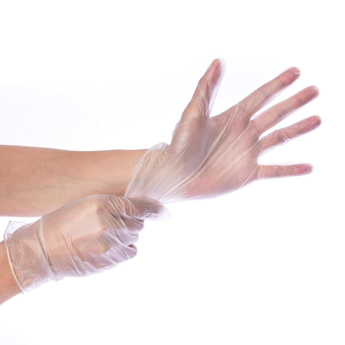 2X Clear Nitrile Gloves (2.5 Mil) - GloveSaver.com