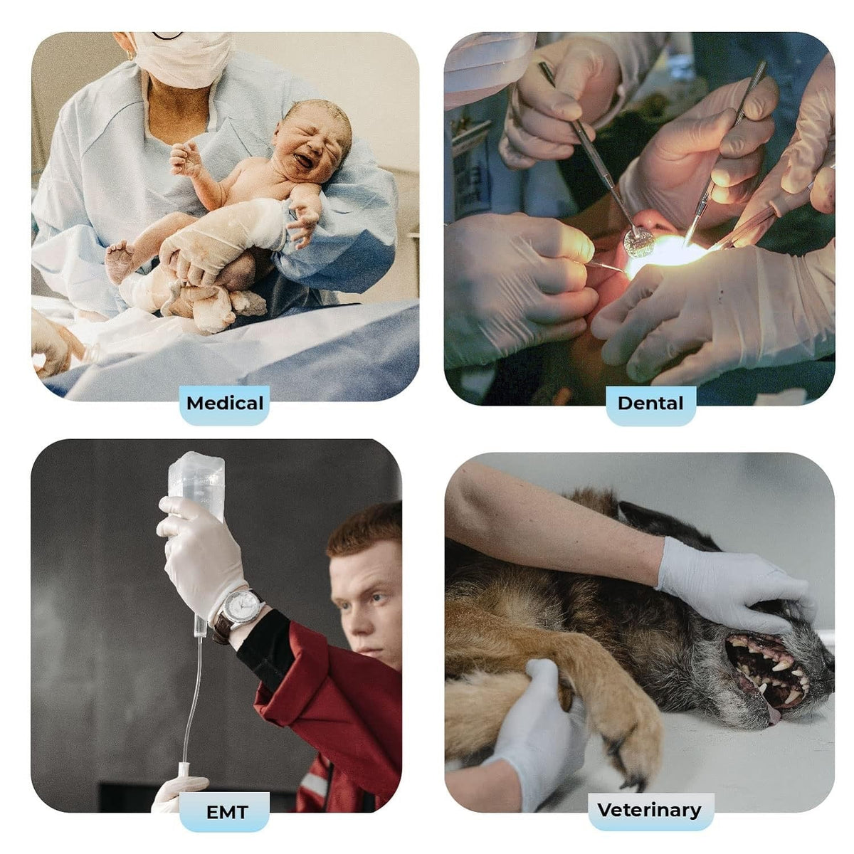 2X Clear Nitrile Gloves (2.5 Mil) - GloveSaver.com