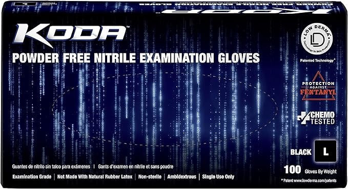(In-Stock) 5.5X Nitrile Exam Gloves KODA Low Derma Technology - GloveSaver.com
