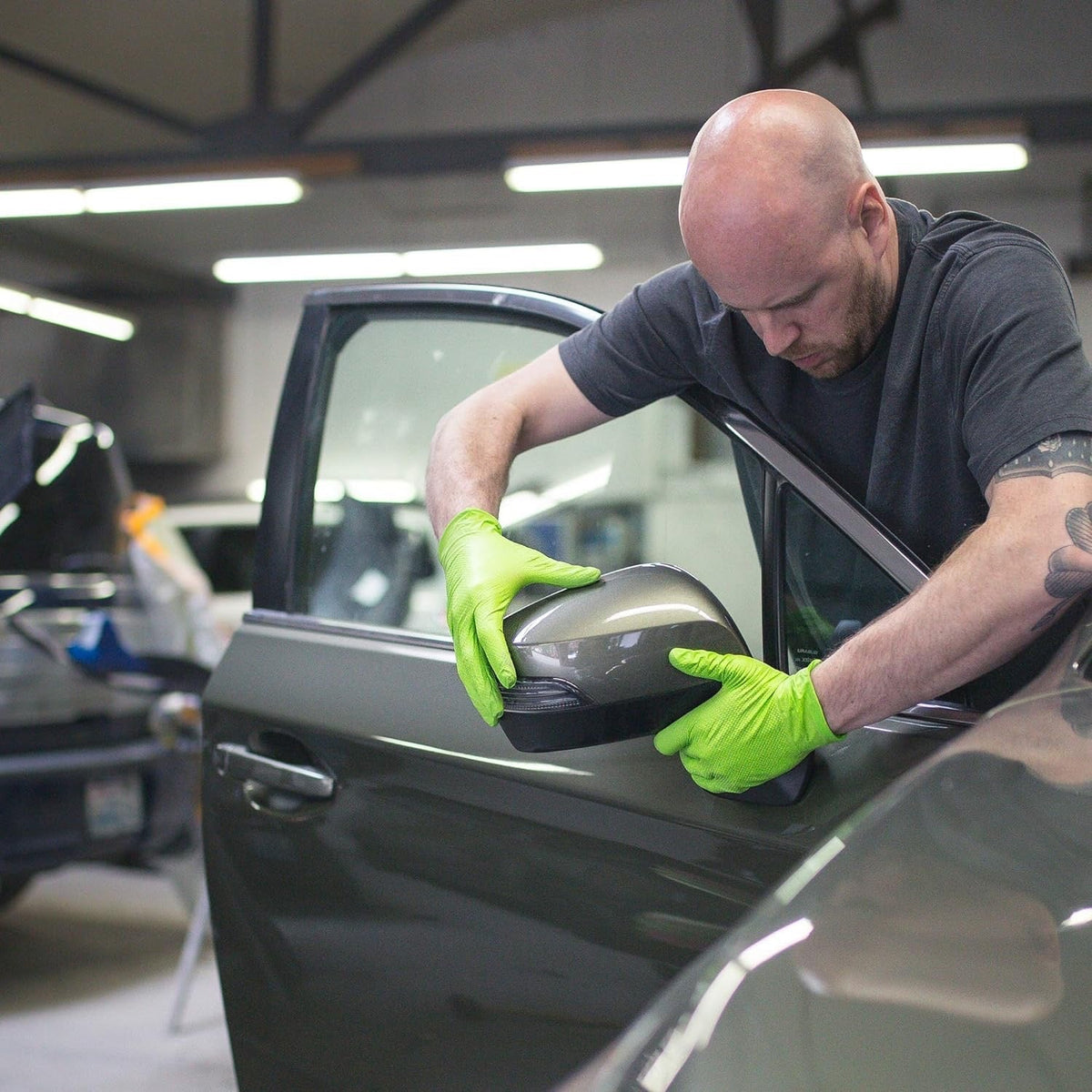 GloveWorks 8X Green Nitrile Exam Gloves, 8 Mil Strength - GloveSaver.com