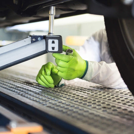 GloveWorks 8X Green Nitrile Exam Gloves, 8 Mil Strength - GloveSaver.com