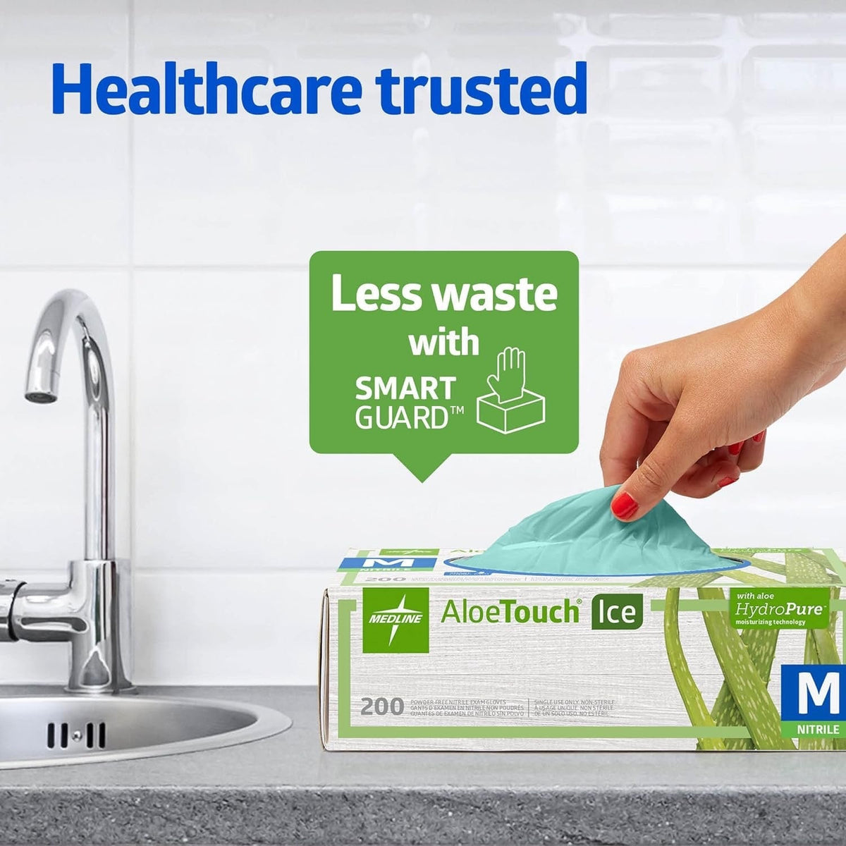 Aloe-Touch Nitrile Exam Gloves - GloveSaver.com