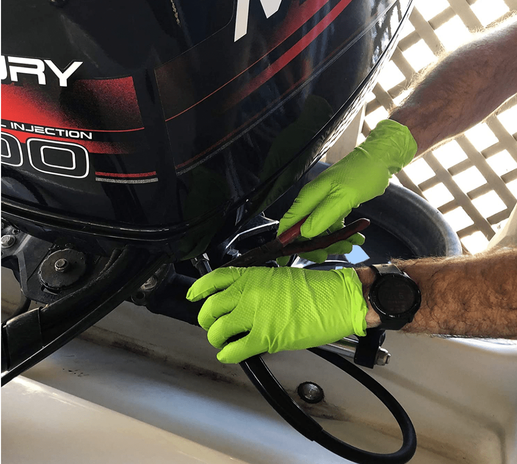 (In-Stock) 9X Green Nitrile Gloves (9 Mil) - GloveSaver.com